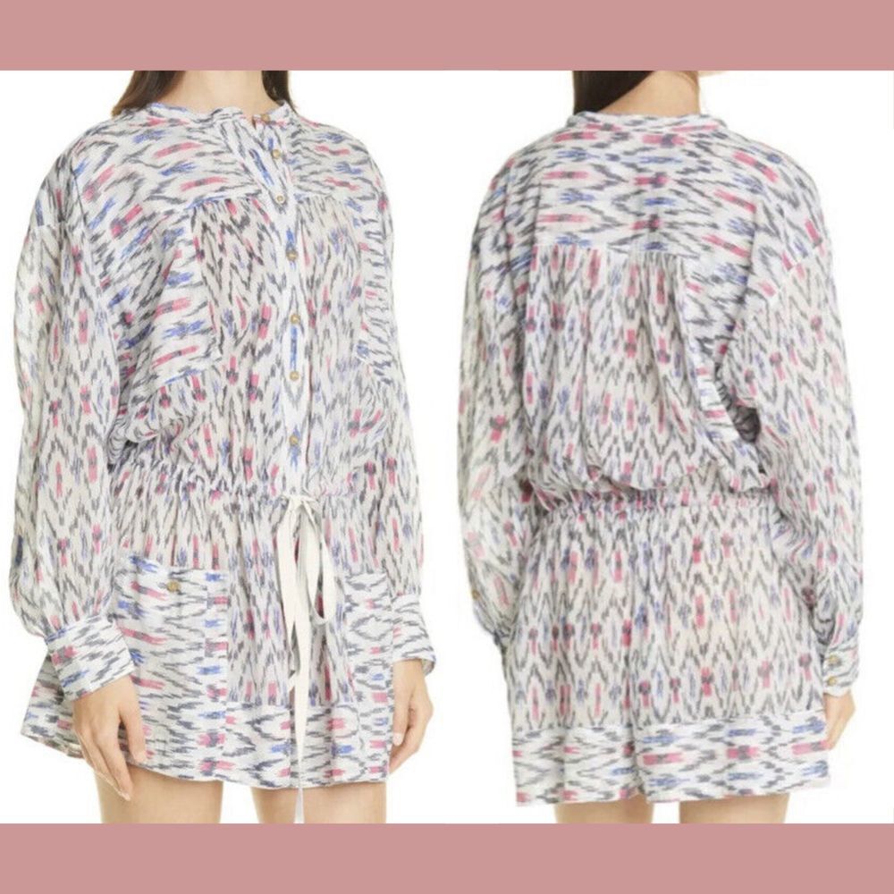 EUC $495 Isabel Marant Etoile [ 36 ] Lehana Ikat‎ Romper #6318